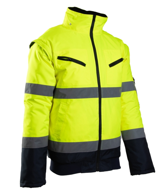 BOMBER HI-VI 2W1 – KAT.II KLASA 3 wstawka kolor-3 14049  | 5566|719