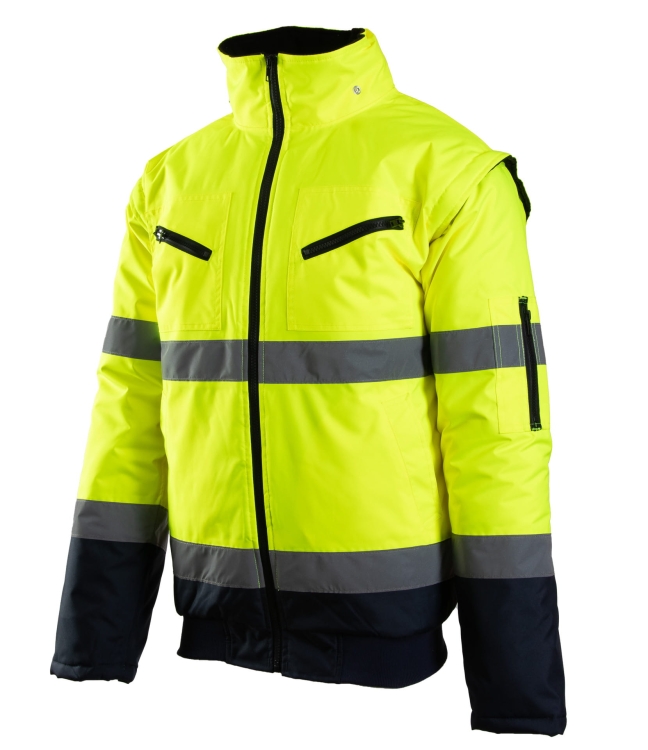 BOMBER HI-VI 2W1 – KAT.II KLASA 3 wstawka kolor-4 14049  | 5566|719