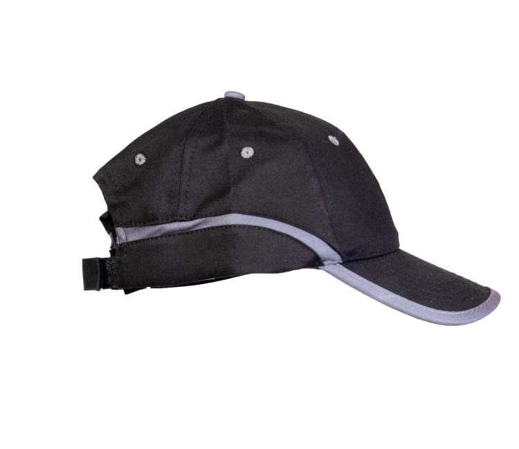 CZAPKA BASEBALL CZARNO-STALOWA-4 14200