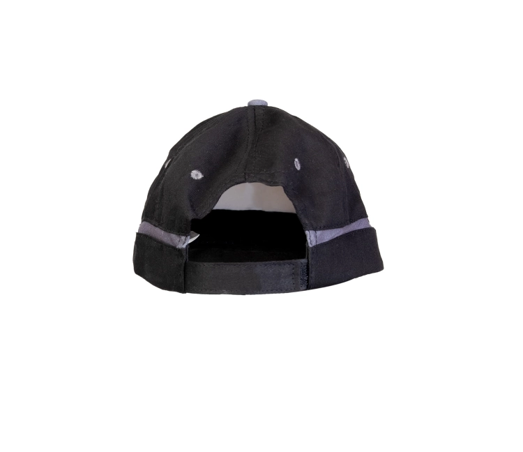 CZAPKA BASEBALL CZARNO-STALOWA-6 14200