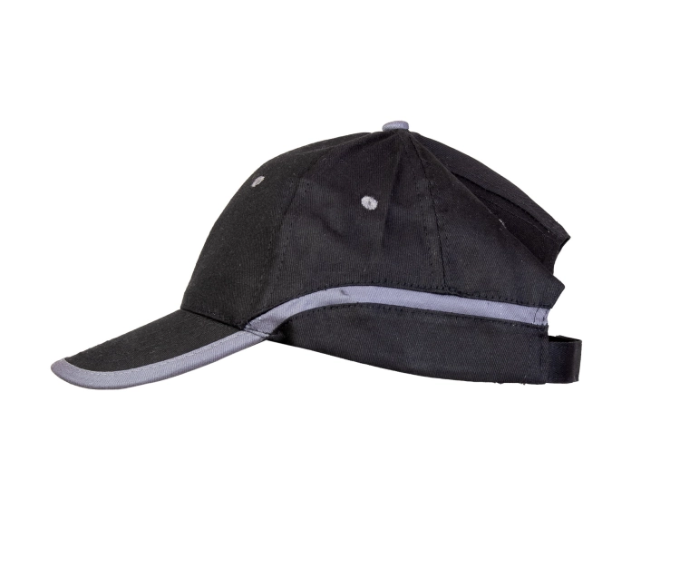 CZAPKA BASEBALL CZARNO-STALOWA-8 14200