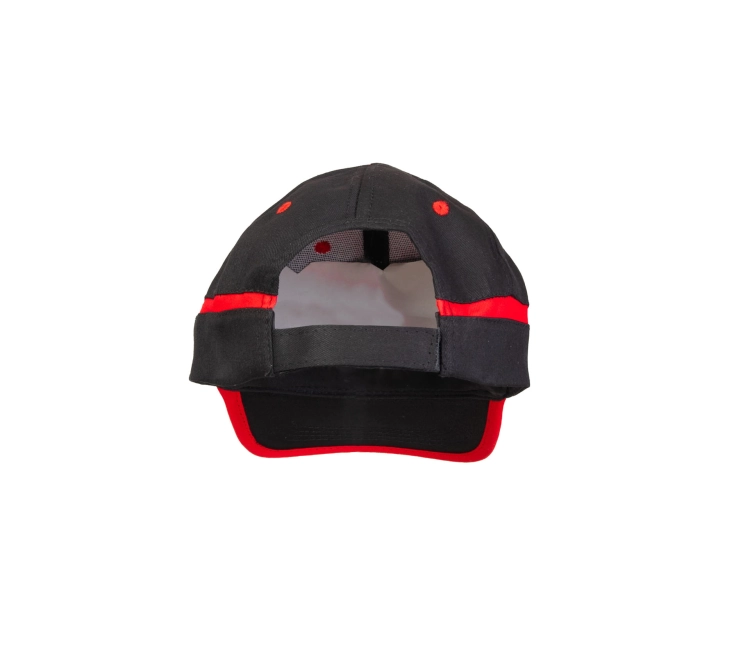 CZAPKA BASEBALL CZARNO-CZERWONA-6 14201