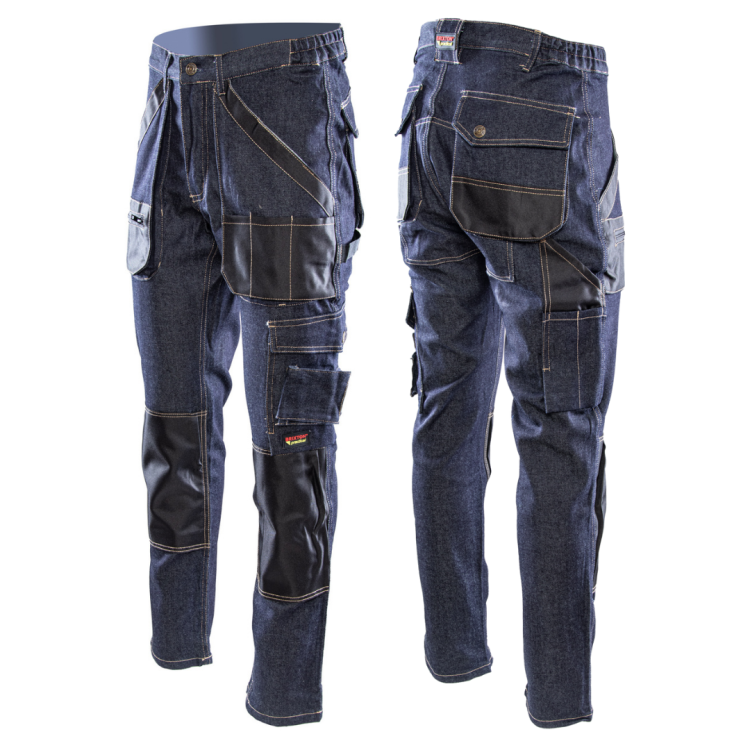 SPODNIE DO PASA JEANS BAWEŁNA/SPANDEX-5 14222