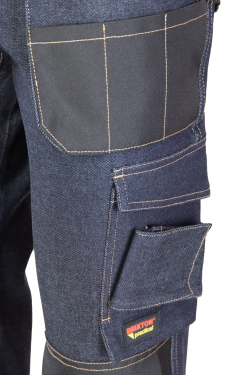 SPODNIE DO PASA JEANS BAWEŁNA/SPANDEX-13 14222