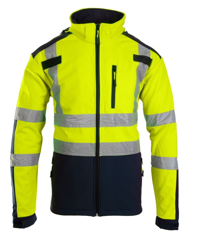 SOFTSHELL WSTAWKA GRANAT BF005 Z PASAMI ODBLASK. KAT 2 klasa2-1 14281  | 2228|658