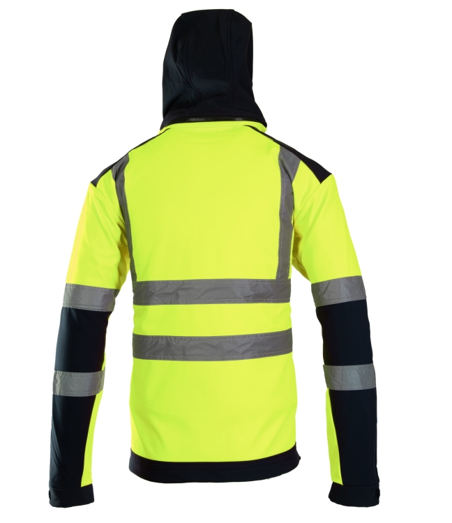 SOFTSHELL WSTAWKA GRANAT BF005 Z PASAMI ODBLASK. KAT 2 klasa2-2 14281  | 2228|658
