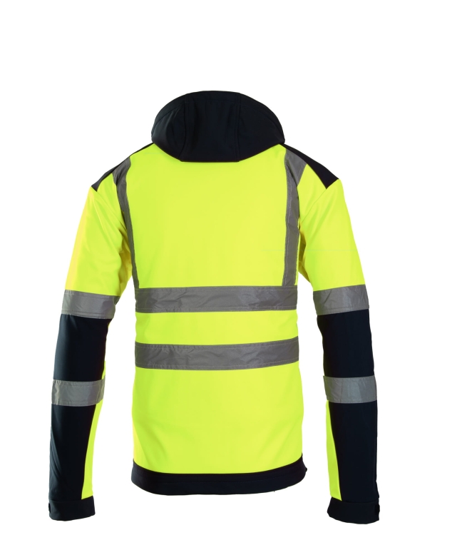 SOFTSHELL WSTAWKA GRANAT BF005 Z PASAMI ODBLASK. KAT 2 klasa2-5 14281  | 2228|658
