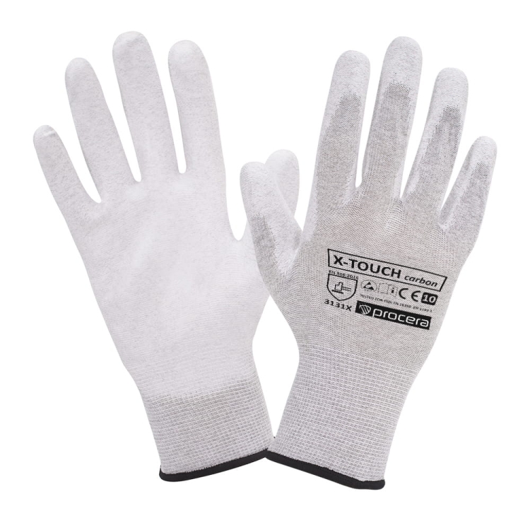 Rękawice antyelektrostatyczne X-TOUCH CARBON ESD